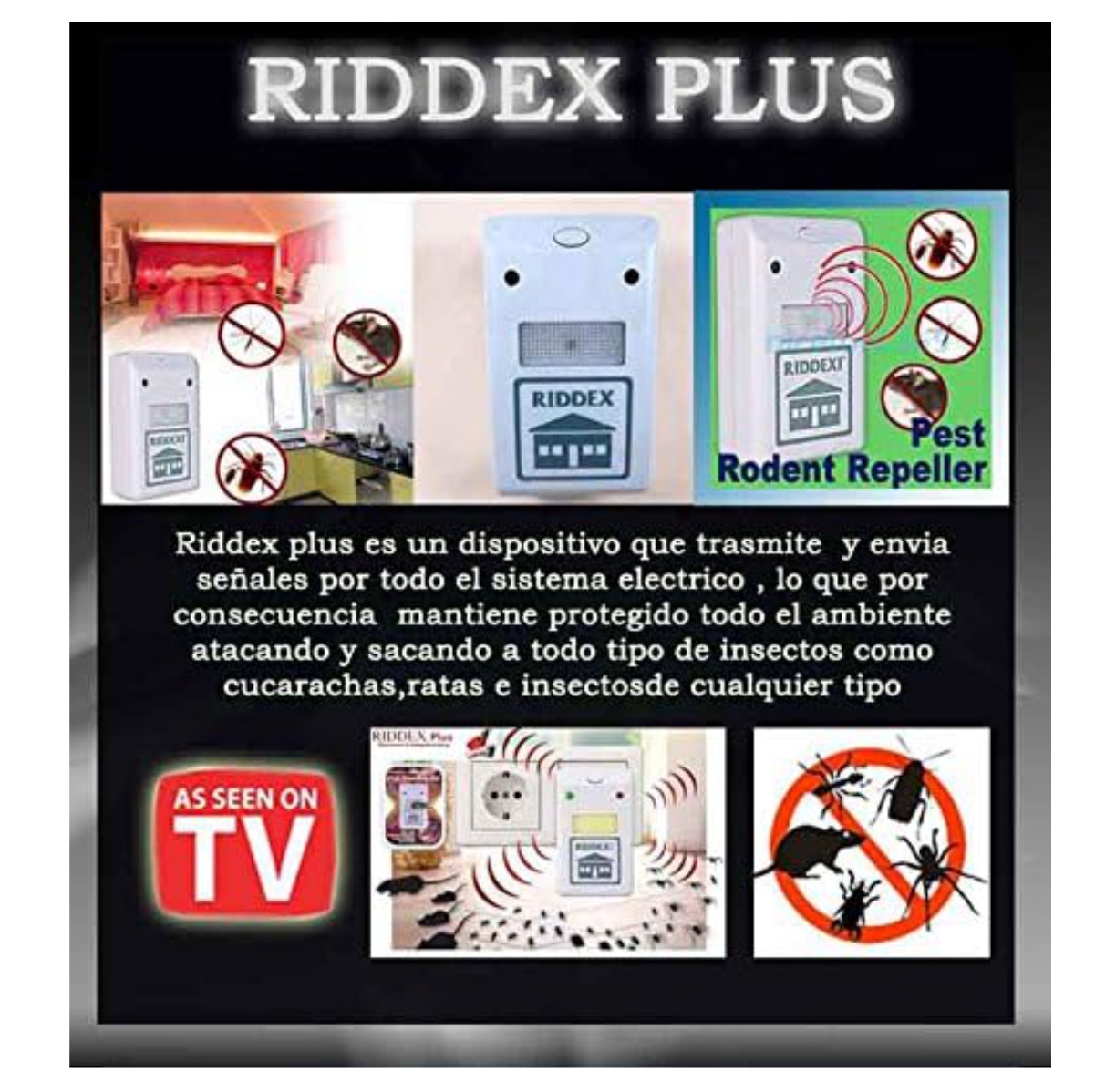 Miniatura 1 de Riddex Repelente De Inceptos Oferta